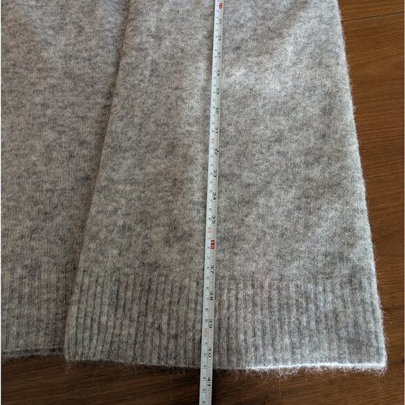 Acne Studios Gray Raya Mohair Open Front Cardigan Knit Sweater, Size XS - Picture 4 of 7